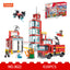 COGO 616PCS Fire Series Fire Bureau Building Block Toys