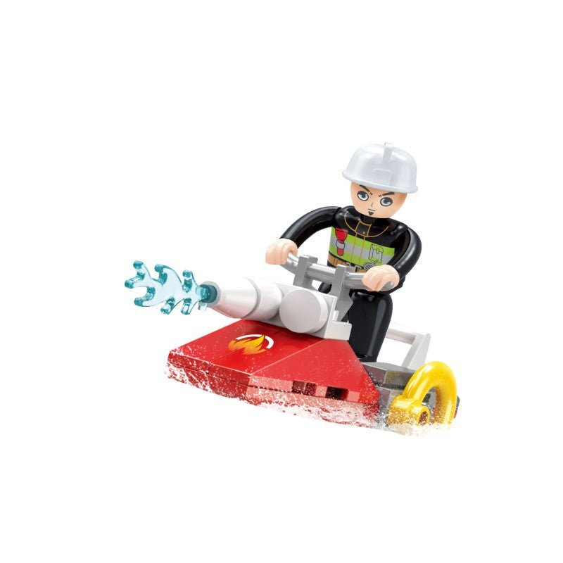 COGO 616PCS Fire Series Fire Bureau Building Block Toys