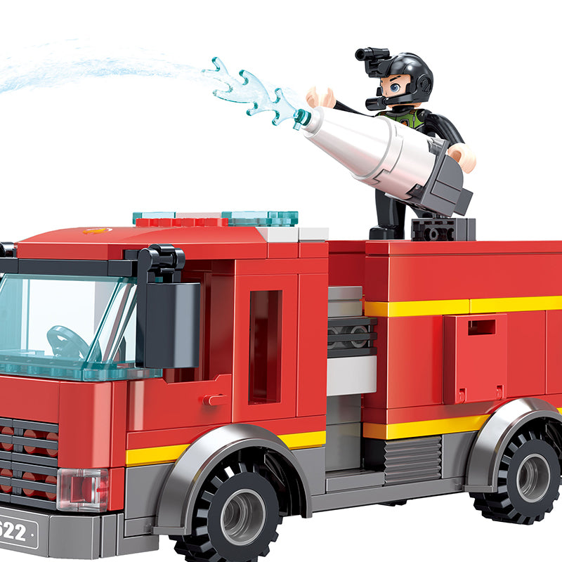 COGO 616PCS Fire Series Fire Bureau Building Block Toys
