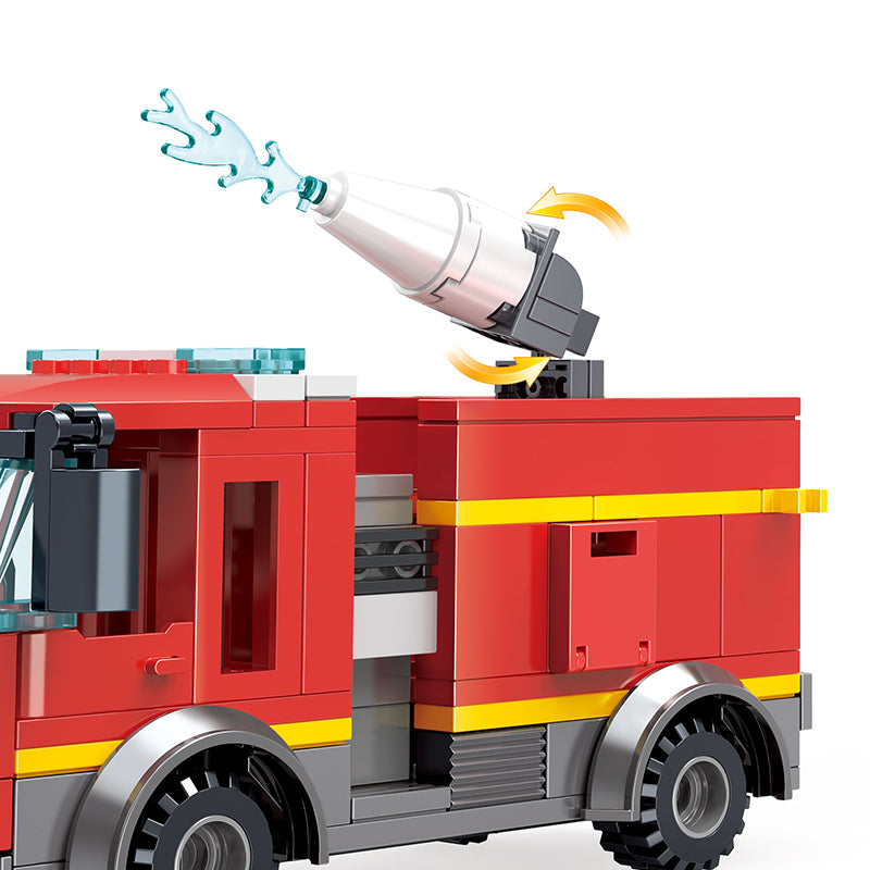 COGO 616PCS Fire Series Fire Bureau Building Block Toys