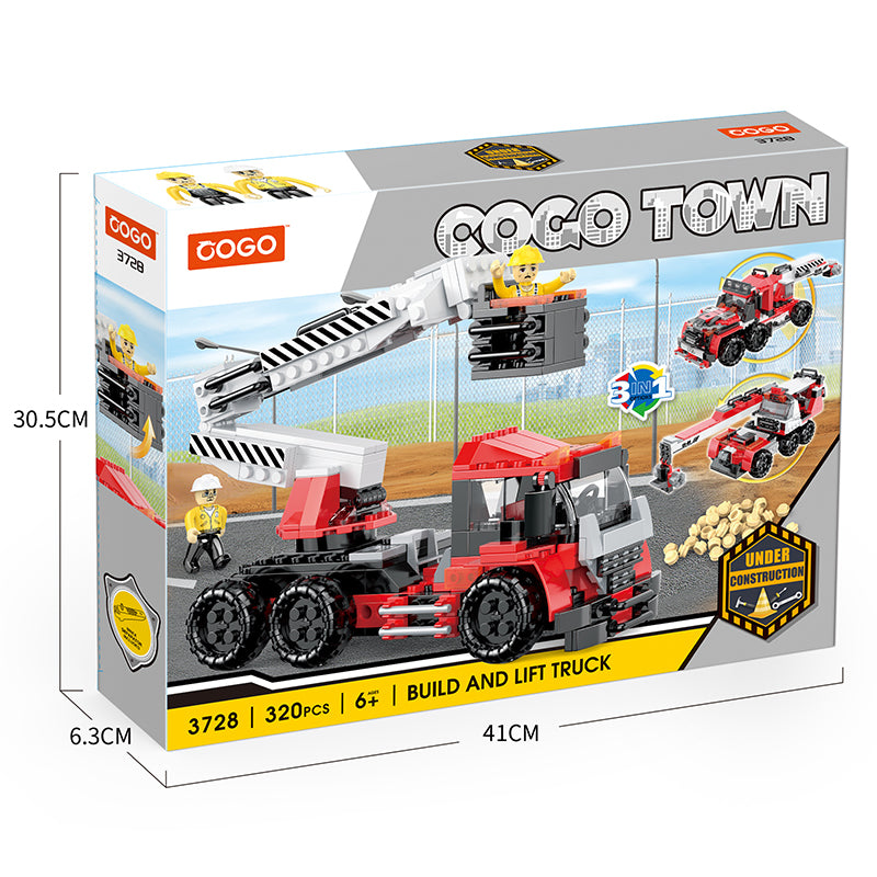 COGO 320PCS Engineering Set Building Block Toys