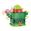 COGO 250PCS Fruit Street Watermelon Hat Shop Building Block Toy