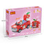 COGO 232PCS Fruit Street Pull Back Apple Sports Car Gift House Building Block Toy