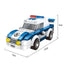 COGO 185PCS Police Series Police Dog Chasing Building Block Toys