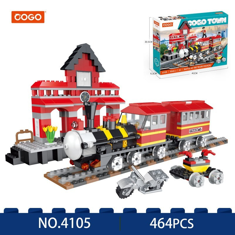 COGO 464PCS Train Building Block Toys