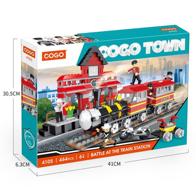 COGO 464PCS Train Building Block Toys