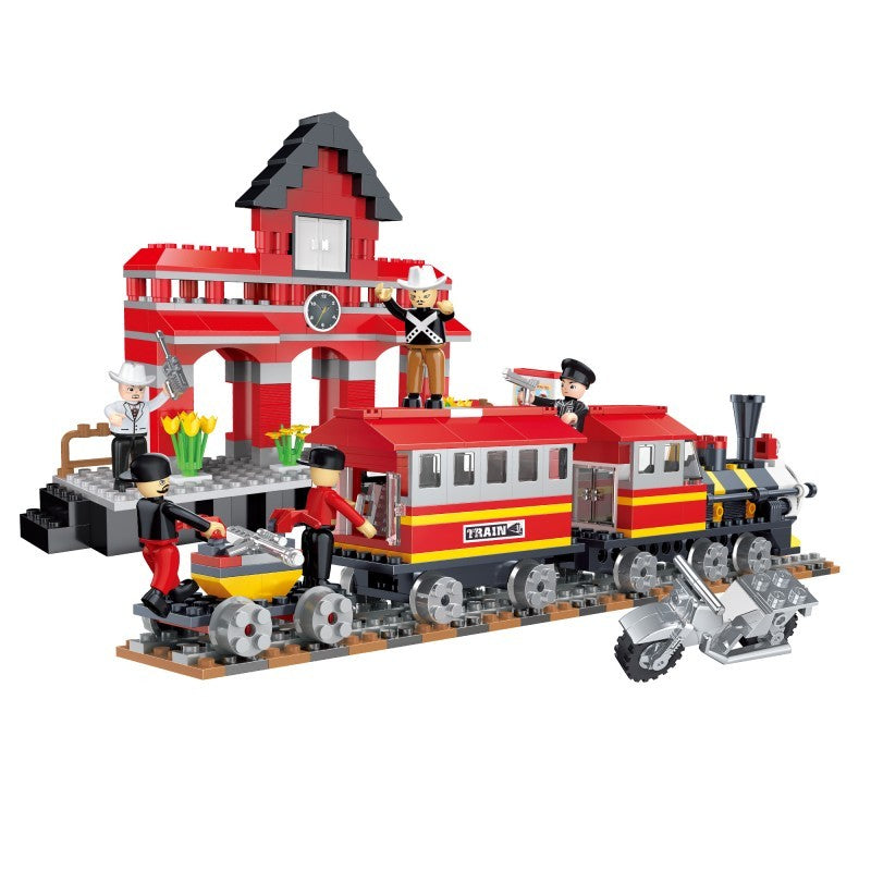 COGO 464PCS Train Building Block Toys