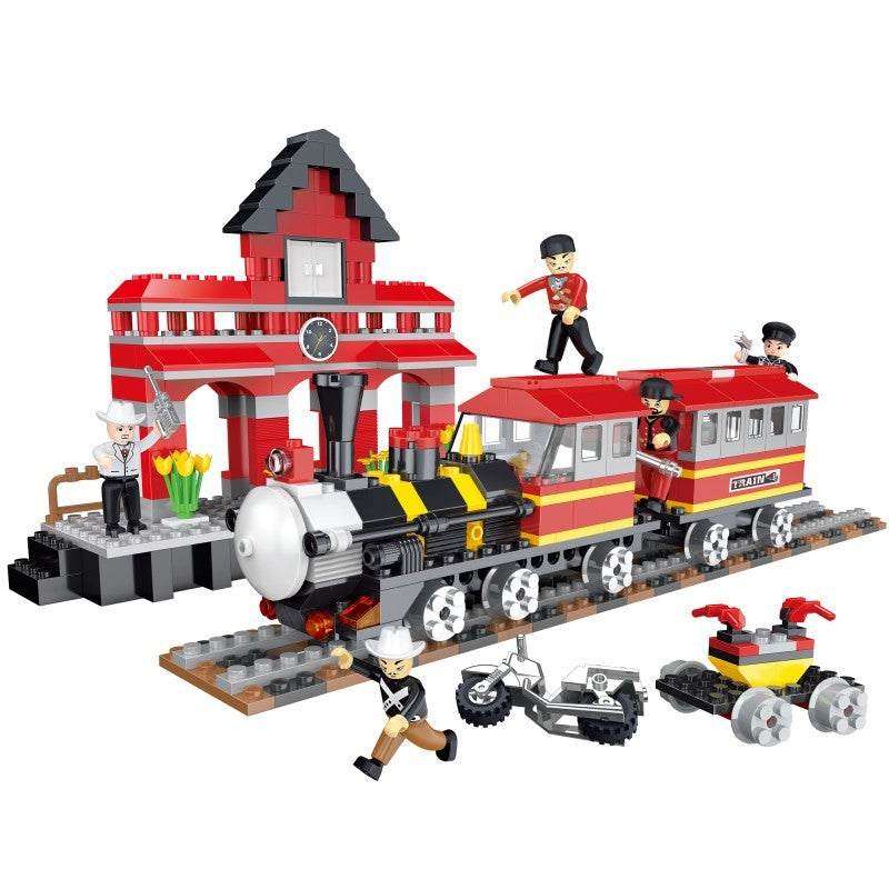COGO 464PCS Train Building Block Toys