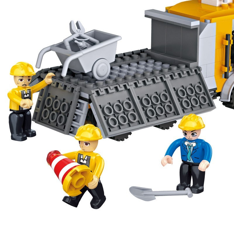COGO 263PCS City Project Road Construction Vehicle Building Block Toys