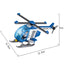 COGO 164PCS City Helicopter, Motorcycle Building Block Toys
