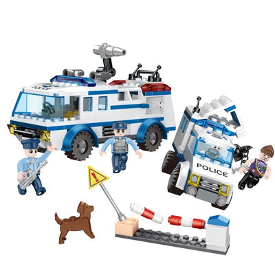 COGO 368PCS City Police Car Building Block Toy