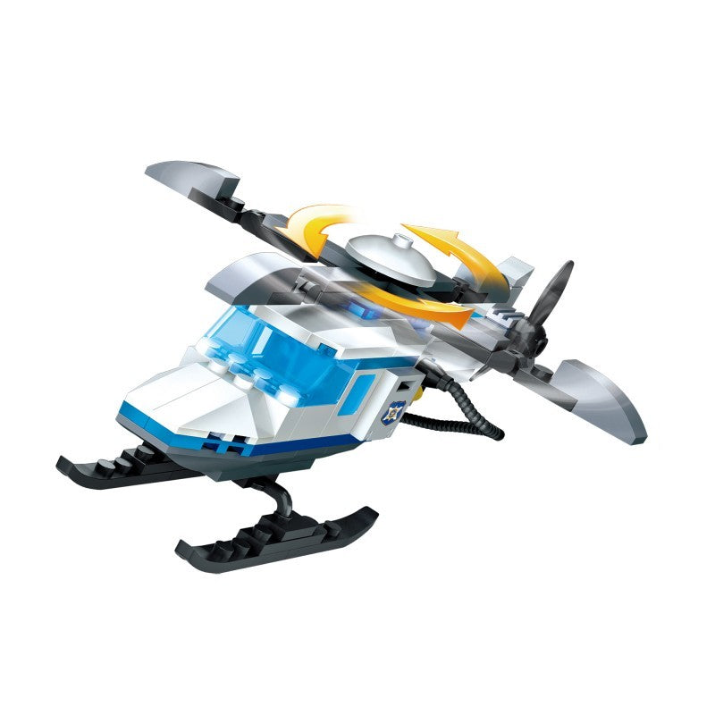 COGO 644PCS City Marine Police Wharf Set Building Block Toy