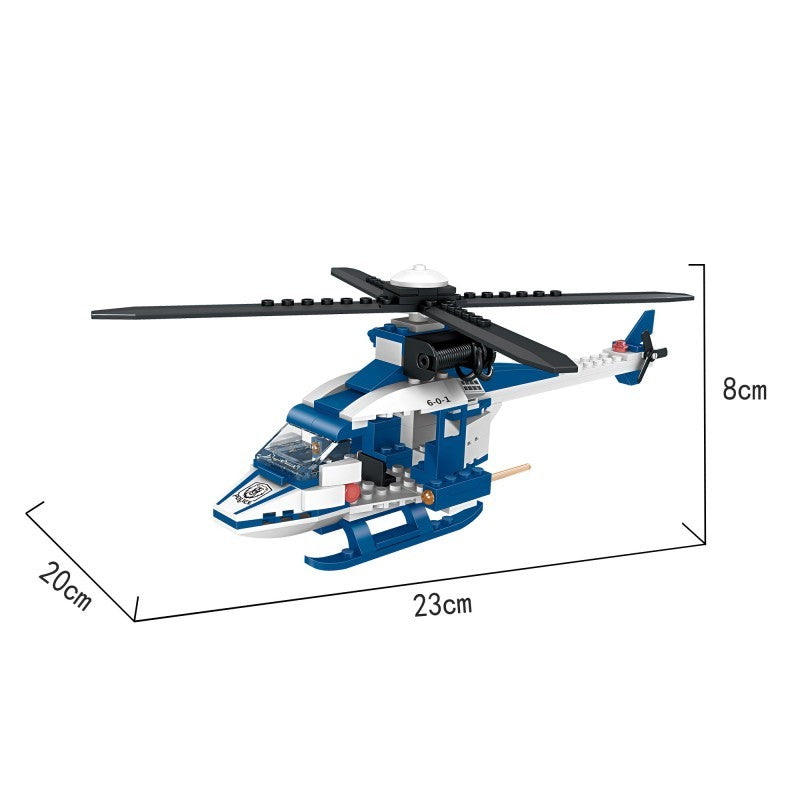 COGO 229PCS Police High Speed Chase Building Block Toy