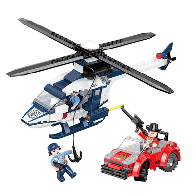 COGO 229PCS Police High Speed Chase Building Block Toy