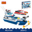 COGO 285PCS Police Police Patrol Ship Building Block Toy