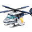 COGO 329PCS Police Police Helicopter Transporter Building Block Toy