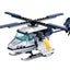 COGO 329PCS Police Police Helicopter Transporter Building Block Toy