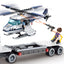 COGO 329PCS Police Police Helicopter Transporter Building Block Toy