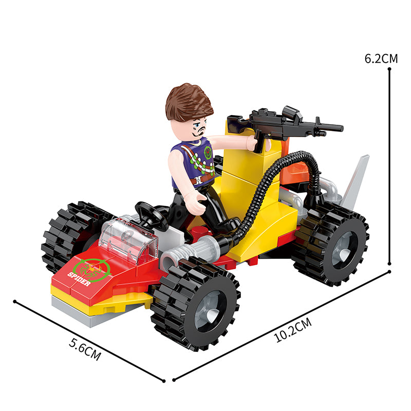 COGO 406PCS Police Mobile Command System Building Block Toys
