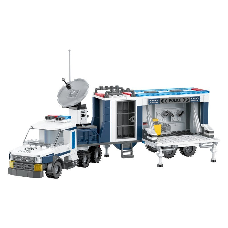 COGO 406PCS Police Mobile Command System Building Block Toys