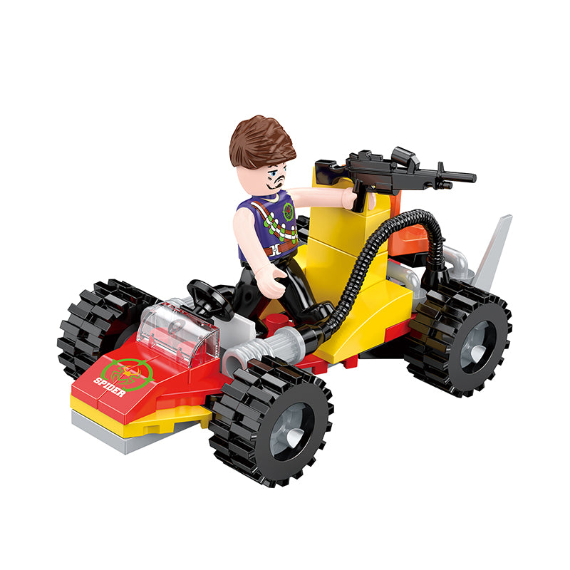 COGO 406PCS Police Mobile Command System Building Block Toys
