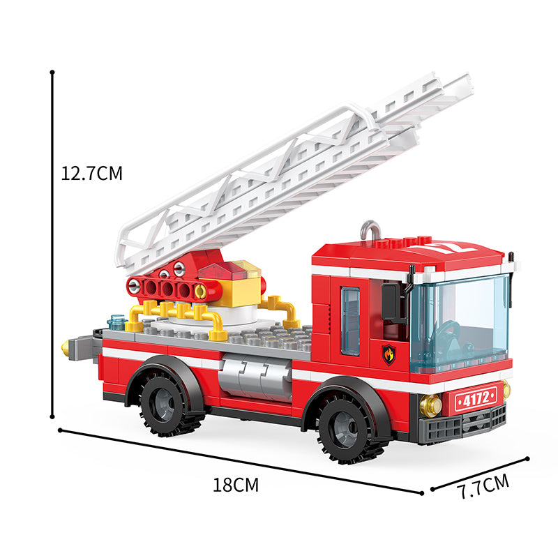 COGO 260PCS消防梯消防车积木玩具