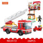 COGO 260PCS Fire Ladder Fire Truck Building Block Toy