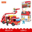 COGO 328PCS Firefighting Sprinkler Truck Building Block Toys