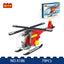 COGO 79PCS City Fire Rescue Aircraft Building Block Toy