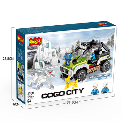 COGO 390PCS Adventure Polar Distress Building Block Toys