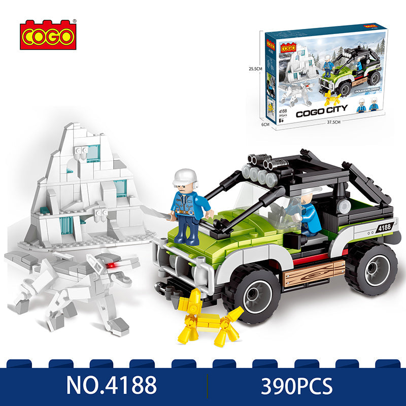 COGO 390PCS Adventure Polar Distress Building Block Toys