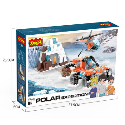 COGO 378PCS Adventure Polar Rescue Building Block Toys