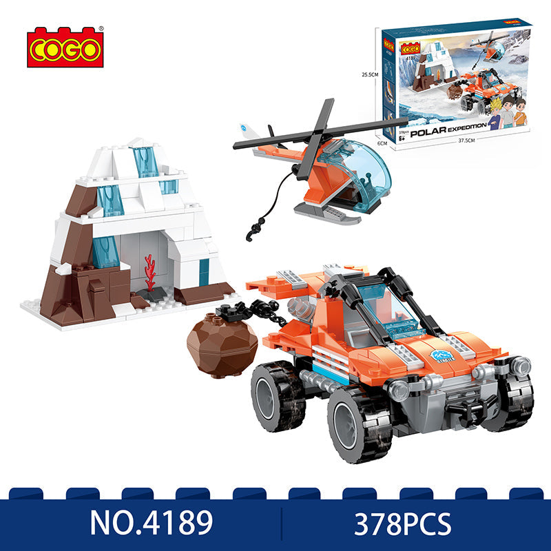 COGO 378PCS Adventure Polar Rescue Building Block Toys