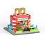 COGO 307PCS City Street Scene Fast Food Restaurant Building Block Toy