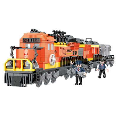 COGO 635PCS Freight Train Building Block Toys