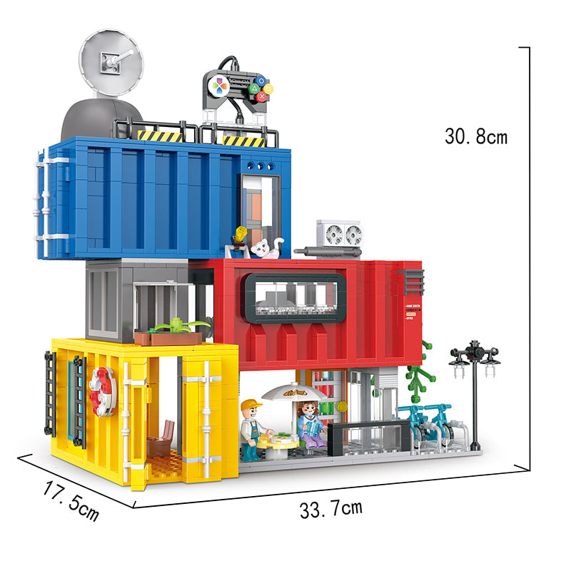 COGO 794PCS Container Hotel Building Block Toys