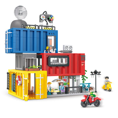 COGO 794PCS Container Hotel Building Block Toys