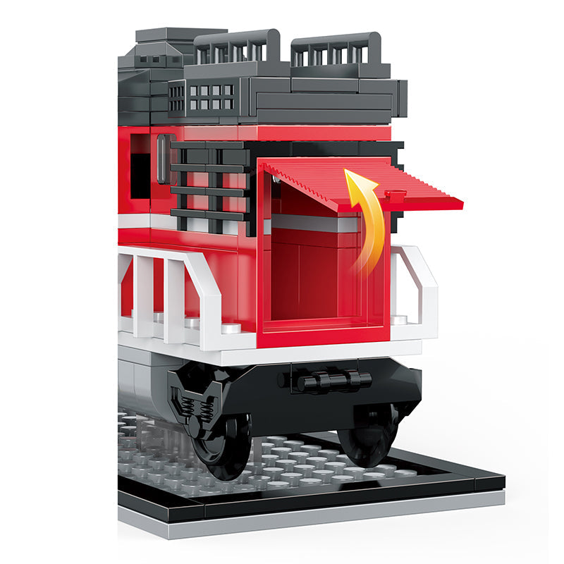 COGO 236PCS Freight Train Building Block Toy