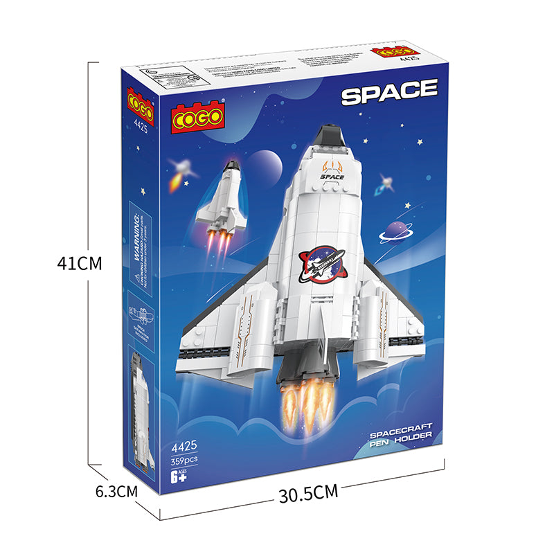 COGO 359PCS Spaceship Pen Holder Building Block Toy