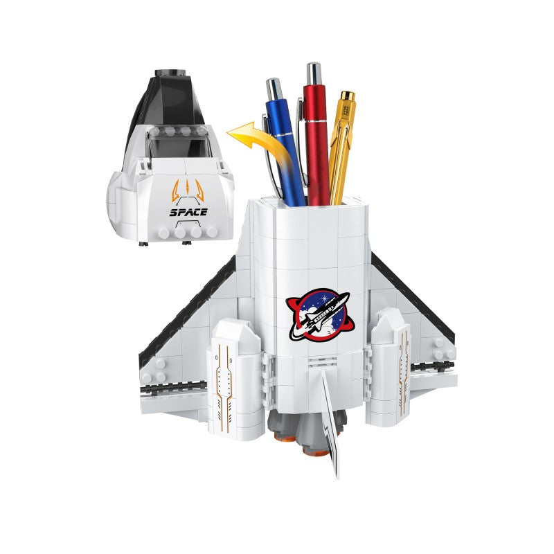 COGO 359PCS Spaceship Pen Holder Building Block Toy