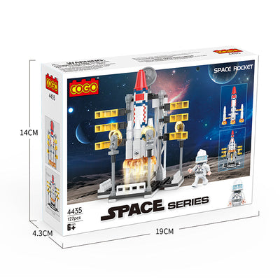 COGO 127PCS Aerospace Rocket Building Block Toys