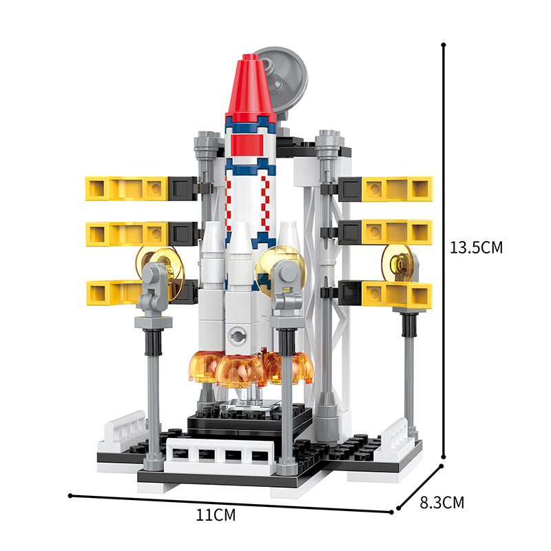 COGO 127PCS 航天火箭积木玩具