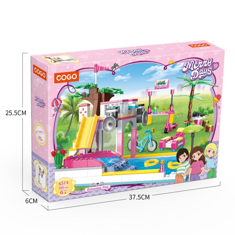 COGO 326PCS Fashionable Girl Building Block Toys