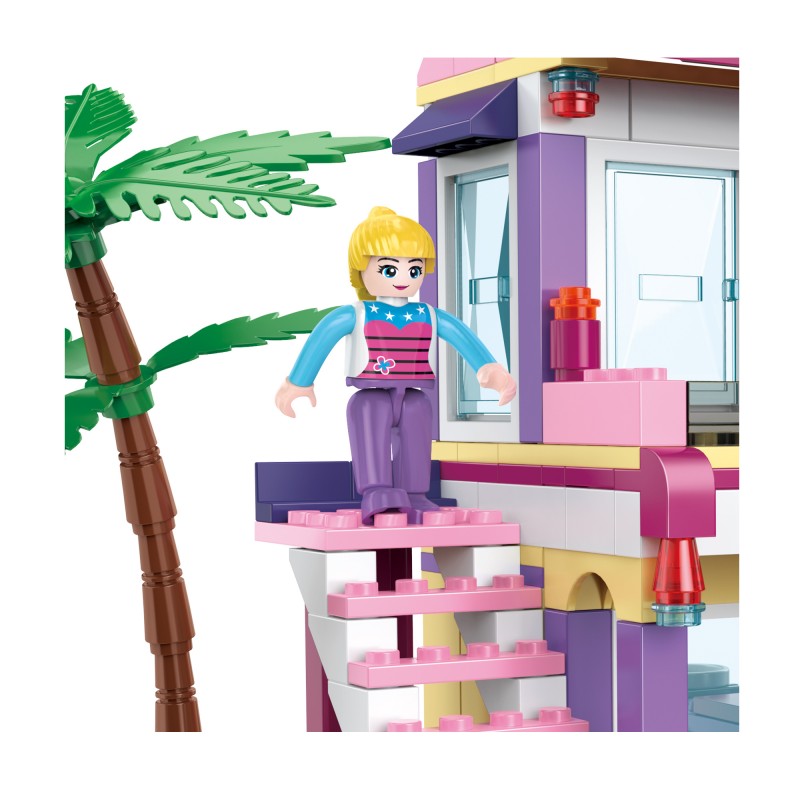 COGO 452PCS Fashionable Girl Building Block Toys