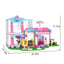 COGO 319PCS Girls Sea View Villa Building Block Toy