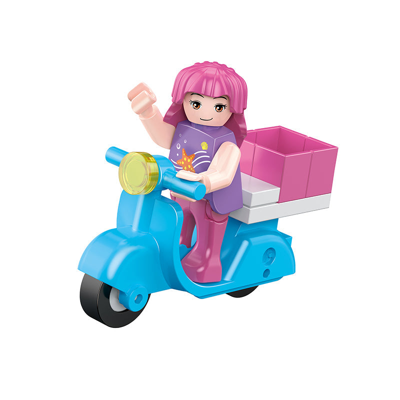 COGO 376PCS Girl Supermarket Building Block Toy