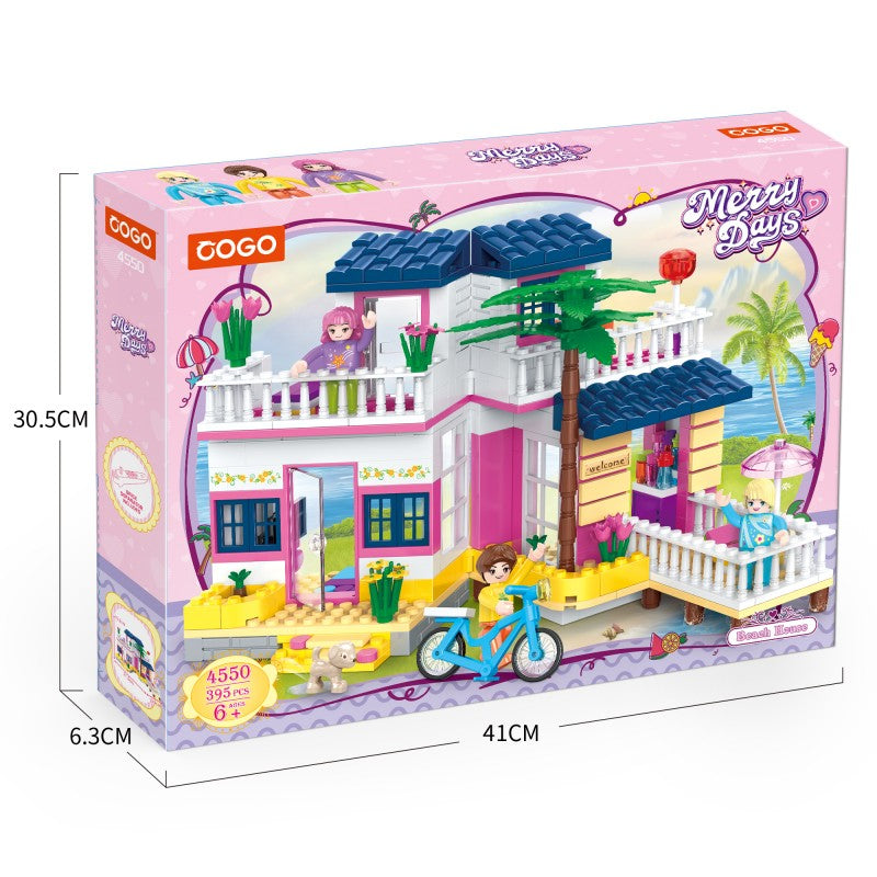COGO 395PCS Girls Sunshine Villa Building Block Toy