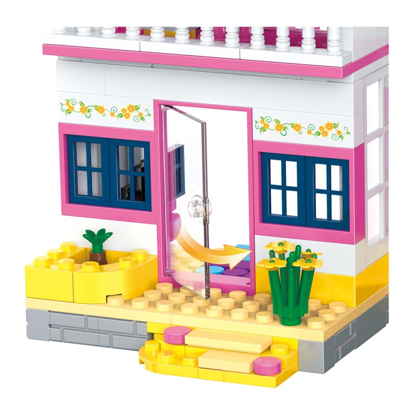 COGO 395PCS Girls Sunshine Villa Building Block Toy