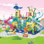 COGO 715PCS Summer Happy Water Amusement Park Building Block Toy