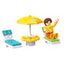 COGO 715PCS Summer Happy Water Amusement Park Building Block Toy